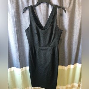 NWT Trina Turk Sleeveless Black Brocade Dress Size 4